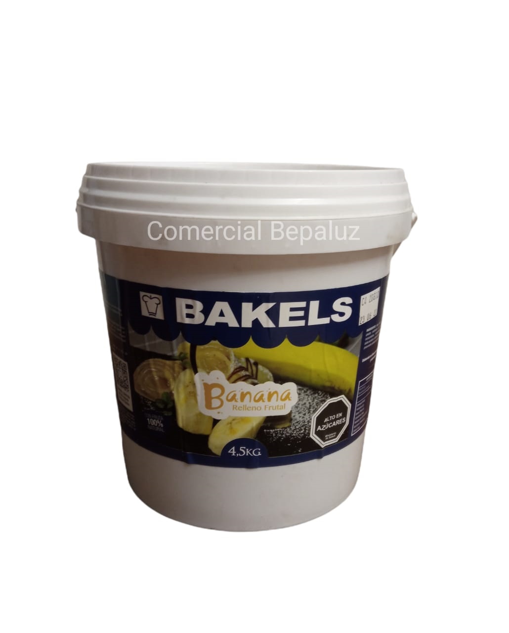 Relleno Frutal Horneable de Banana Bakels Balde 4.5 KL