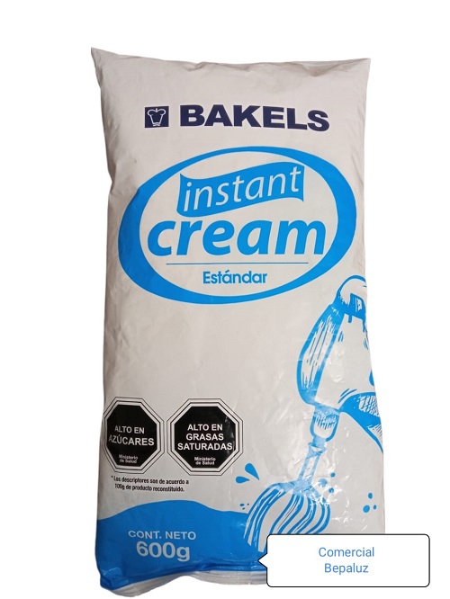 INSTAN CREAM (CREMA VEGETAL) STANDAR BAKELS CAJA 10X600 GRS.