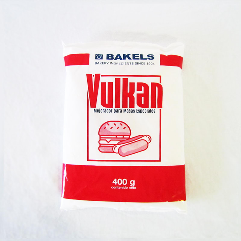 Caja de Mejorador Vulkan Masas Especiales Bakels 20×400 Grs.