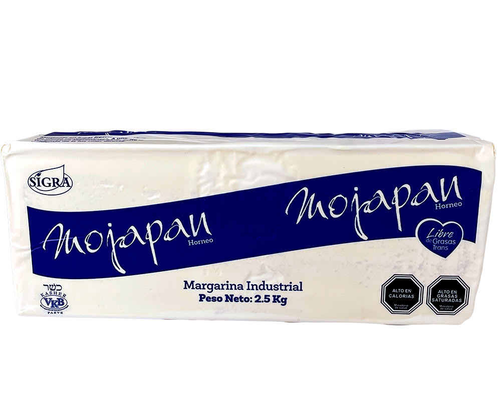 MARGARINA HORNEO MOJAPAN EN BLOQUE CAJA 6×2.5 KILOS