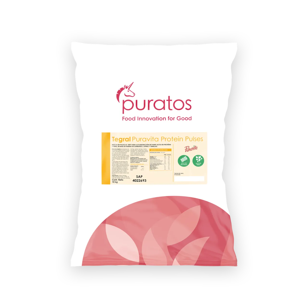MEZCLA PURAVITA PROTEIN PULSES PURATO SACO 10 KL.