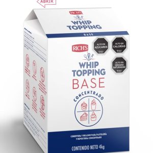 CREMA VEGETAL RICHS WHIP TOPPING BASE