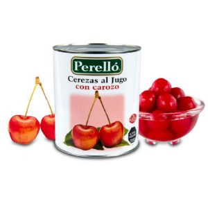 CEREZAS AL JUGO CON CAROZO 3000 GRS.