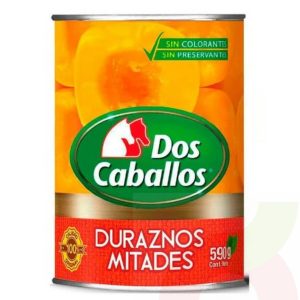 DURAZNOS MITADES 2 CABALLOS