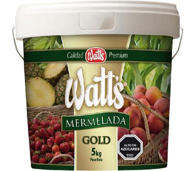 MERMELADA WATTS GOLD FRAMBUESA 5 KL.