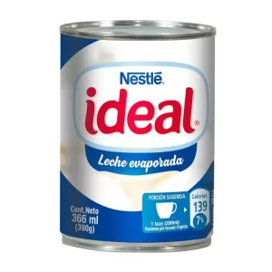 LECHE EVAPORADA IDEAL 390 GR.