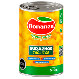 DURAZNOS TROCITOS BONANZA 590 GR.